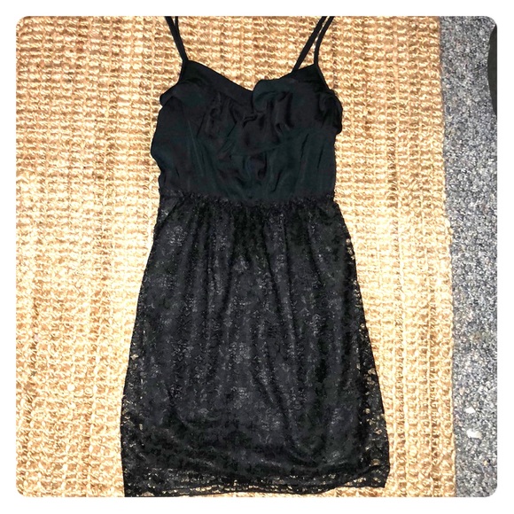 Xhilaration Dresses & Skirts - Target Xhilaration Black Strappy Lace Dress